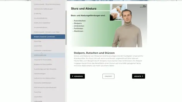 Blick in den Online-Kurs Aufbaumodul Büro & Verwaltung