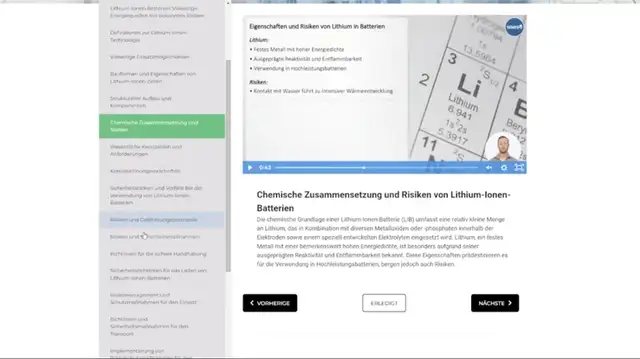 Blick in den Online-Kurs Psychische Belastung